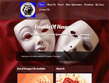 Tablet Screenshot of friendsofhexagon.org